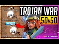 Clash of Clans wasnt ready for this Insane 50v50 Trojan War