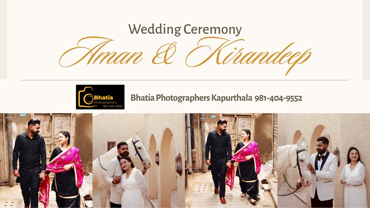 🔴Live Wedding Ceremony of Aman & Kirandeep || Bhatia Photographers, 98140-49552 ||