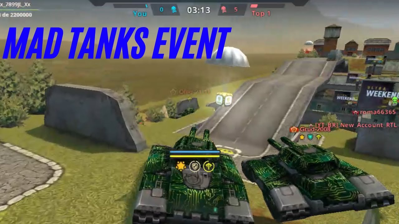 Event Mad Tanks Gold Box Montagem 2 Tanki Online Youtube