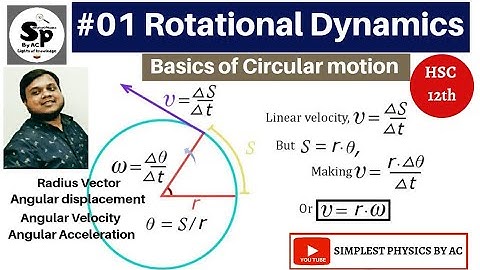 #01 Rotational dynamics | New syllabus | HSC 12th | Basics of circular motion