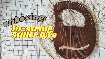 UNBOXING: 19-STRING STILLER LYRE HARP