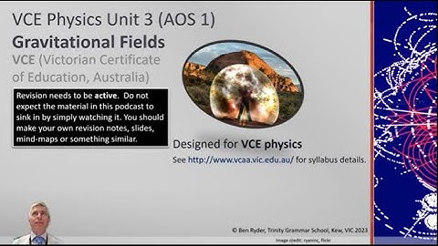 Gravitational Fields (VCE / A-level / IB physics)