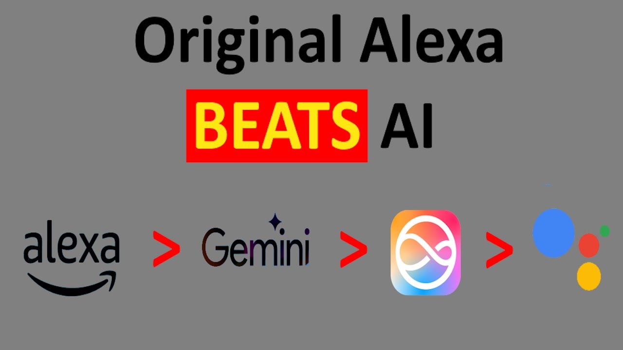 Amazon Alexa (Original) vs Gemini Live vs Siri vs Siri with Apple ...