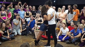 Felipe & Anna close embrace demo  | Ukrainian Zouk Carnival 2019