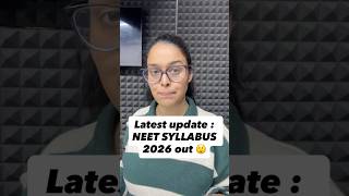 Neet 2026 syllabus is out #neet2026 #neetsyllabus2026 #neetbiology #neet #viralvideo #neetlatest