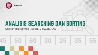STRUKTUR DATA - SORTING | BINARY SEARCH | ANALISIS SORTING SELECTION (ASCENDING)