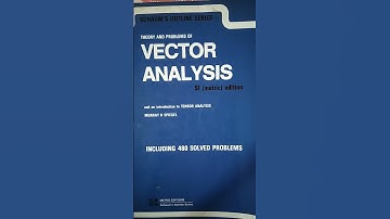 vector analysis book#shorts#youtubeshort