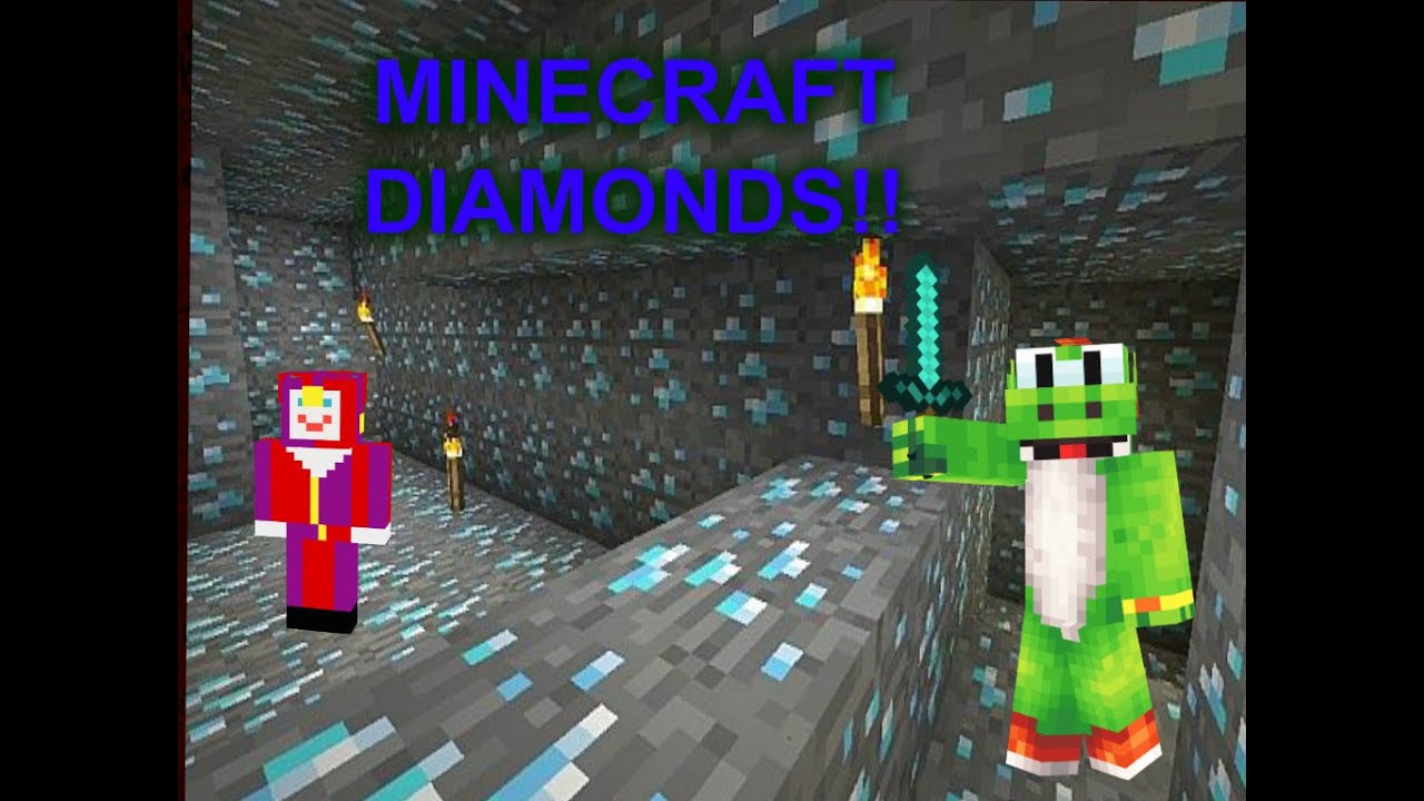 Minecraft ps3 survival series: Ep 1 DIAMONDS ALREADY!! - YouTube