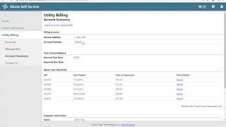 City of Fredericksburg - Tutorial Link to Account