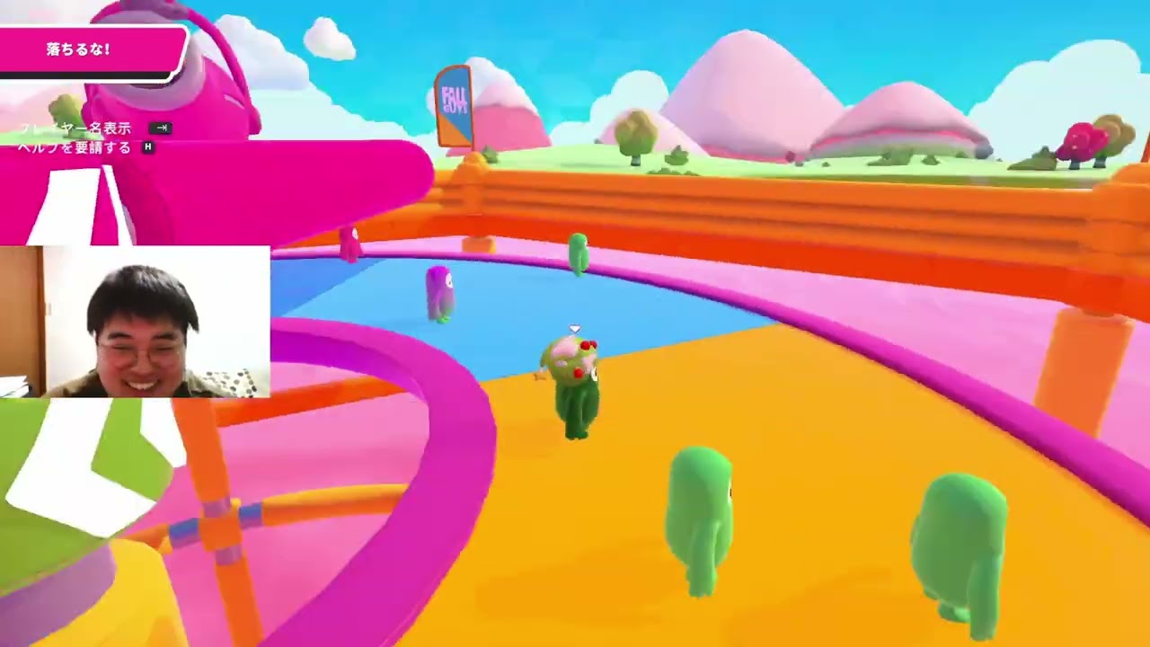 ＃４　フレンドとカスタム！【Fall Guys】 #フォールガイズ #ゲーム実況 #顔出し