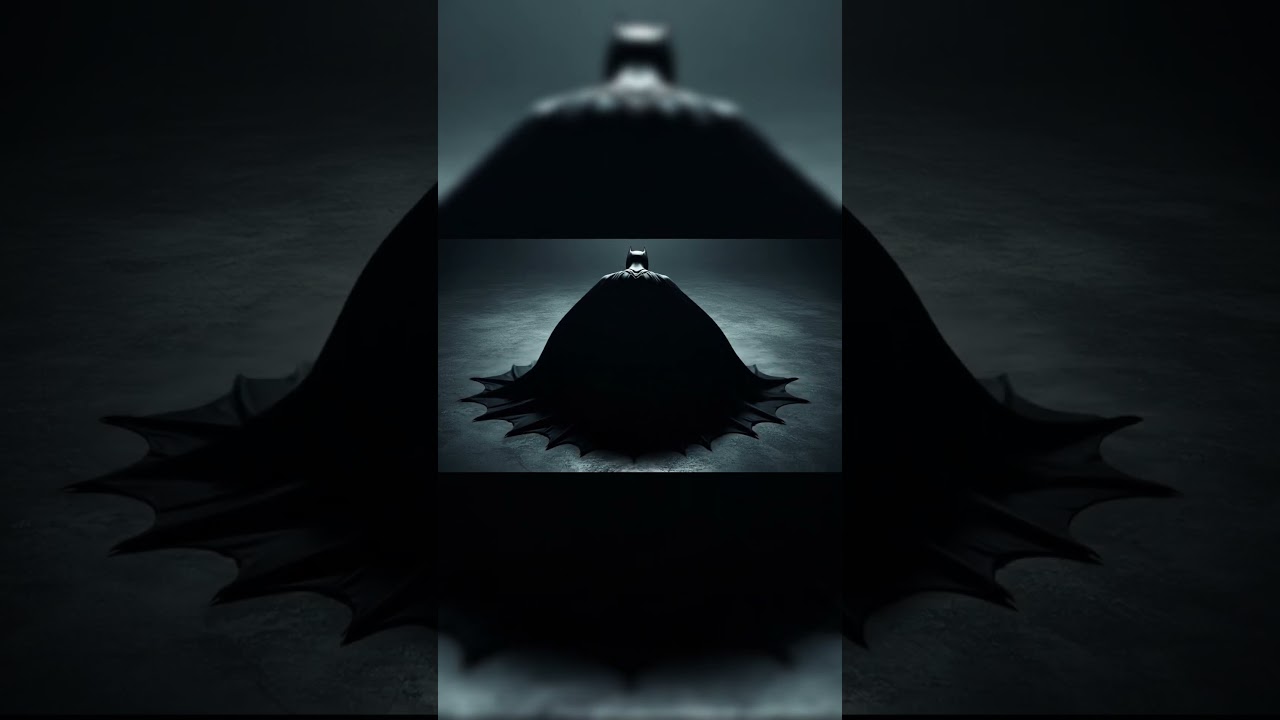 Batman's insane cape 