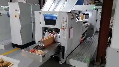 RZJD-G350J flat and satchel paper bag making machine with flexo printer inline