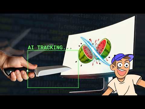 Using a REAL Knife to Play Fruit Ninja