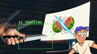 Using a REAL Knife to Play Fruit Ninja