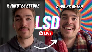 Trying LSD For The First Time - LIVE!