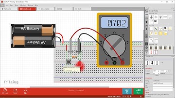 Fritzing’s Simulate The LED-Control circuit