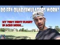 Do FPV Simulators Work? My very first time flying Acro mode after a week on LiftOff!