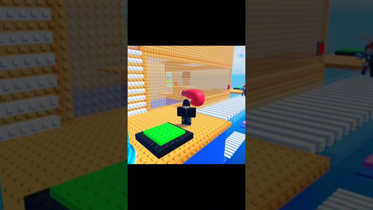 troll player on gear slap tower #roblox #shorts