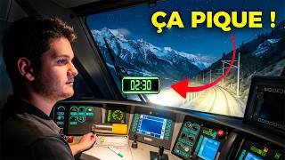 En Immersion De Nuit Avec Un Conducteur De Train De Fret
