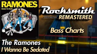Ramones - I Wanna Be Sedated | Rocksmith® 2014 Edition | Bass Chart