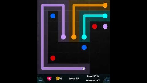 GREEN PACK LEVEL 75 - FLOW GAME ON FACEBOOK Connect the dots