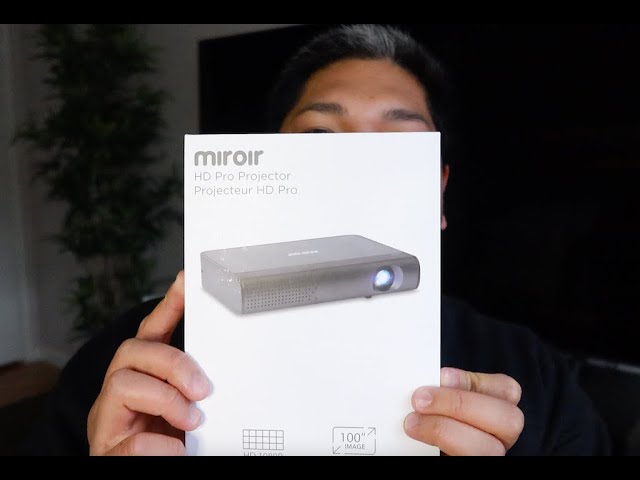 MIROIR M220 HD Pro - Mini projecteur vidéo HD USB-C, HDMI, 400