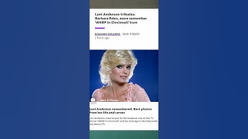 Thumbnail of Loni Anderson tributes: Barbara Eden, more remember 'WKRP in Cincinnati' icon