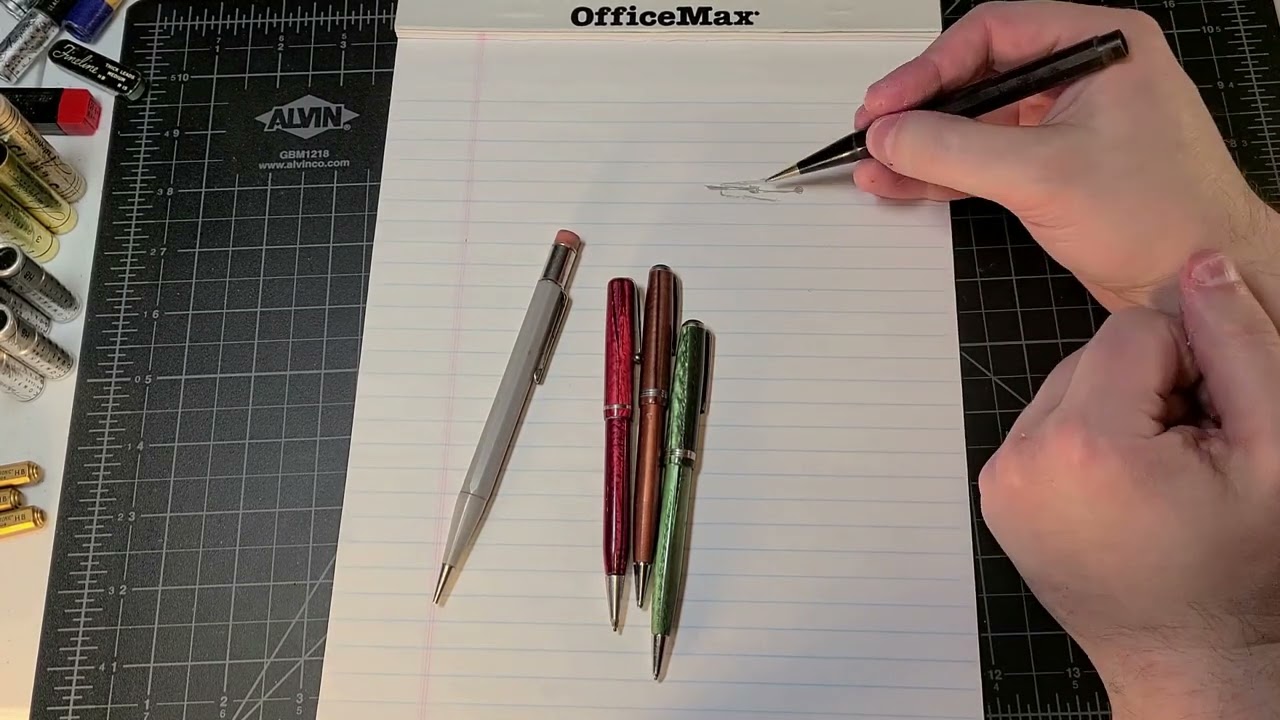 Exploring Vintage Mechanical Pencils, Leads, and Erasers Used By