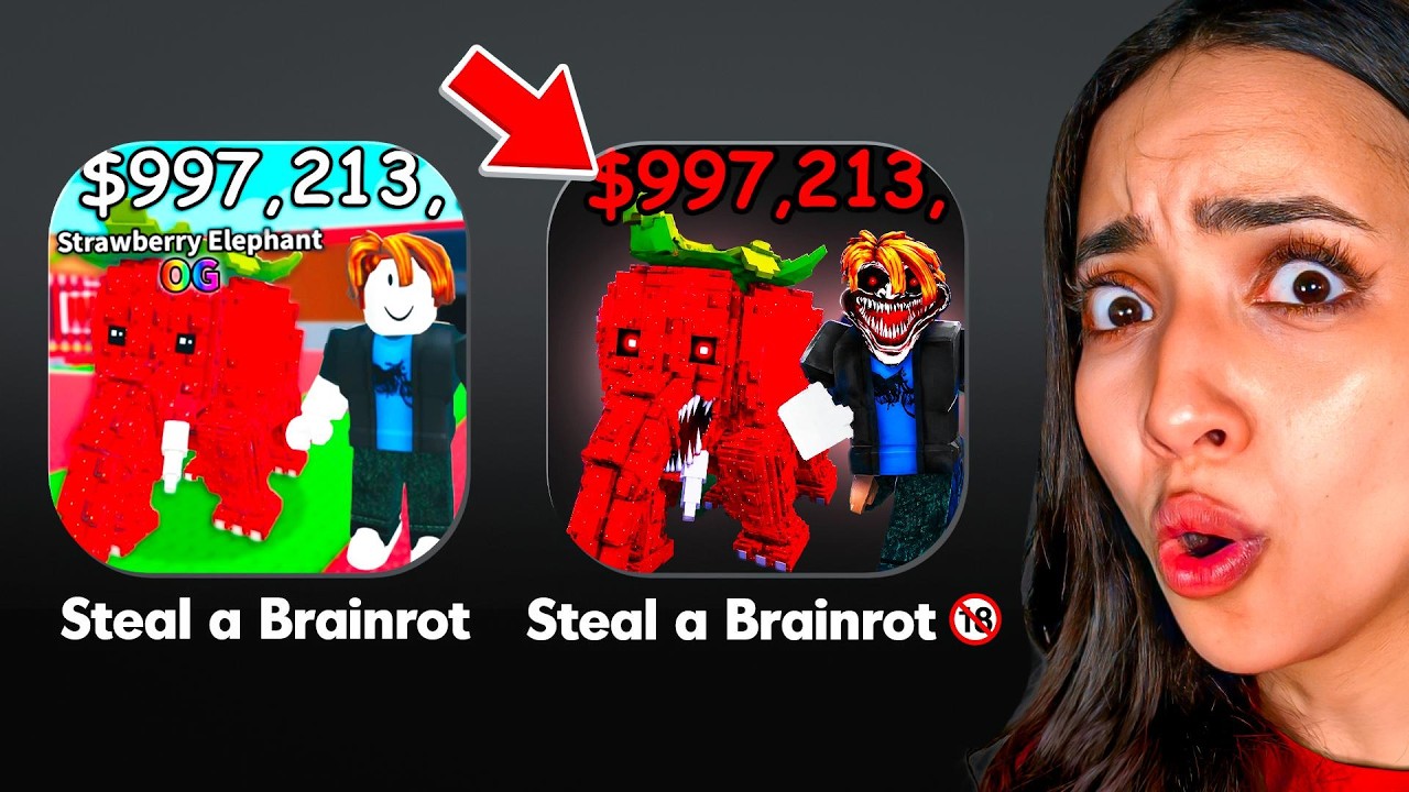 J'ai TESTÉ La Version INTERDITE De Steal a Brainrot ! 😰