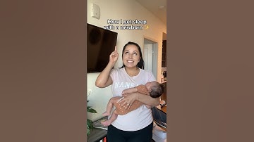 The BIGGEST secret revealed! 😅😴#newborn #mom-life #shorts #babyhacks