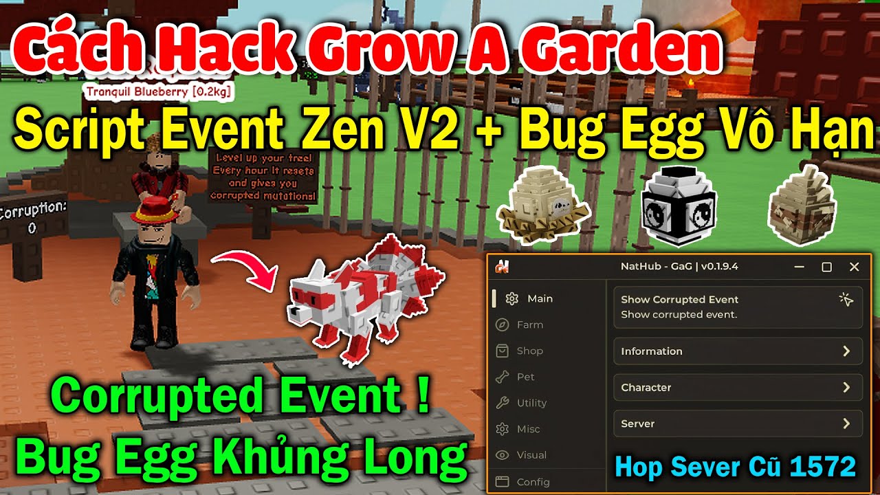 C ch Hack Grow A Garden Script Hack Corrupted Event M i Bug Egg Kh ng C ch hack grow a garden script hack corrupted event m i bug egg kh ng