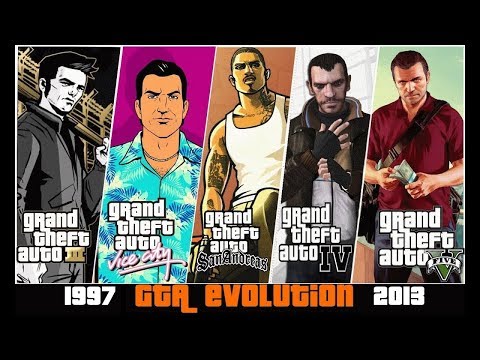 Эволюция Grand Theft Auto все части 1997 - 2013 (+ ССЫЛКИ НА СКАЧИВАНИЕ)