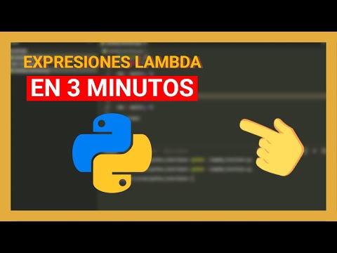 APRENDE a CREAR expresiones LAMBDA o FUNCIONES ANÓNIMAS en PYTHON