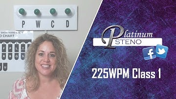 Class #1 225WPM Test