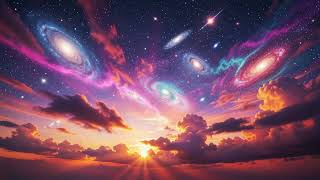 Dreamy Space Galaxy 🌌✨ Milky Way 🌌 Visual Ambience 🚀 Background Screensaver 🌌 3.5hrs 🚀 Studying screenshot 1