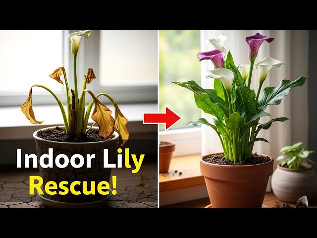I Grew Calla Lilies Indoors Like This The Results Shocked Me! - YouTube