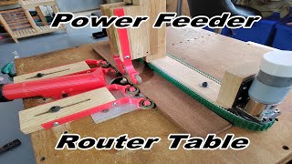 ShopMade Power Feeder, Router Table, American Made, Built in China