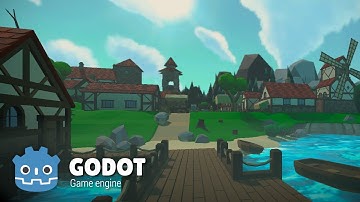Level Design Timelapse | Speed Level Art in Godot 4