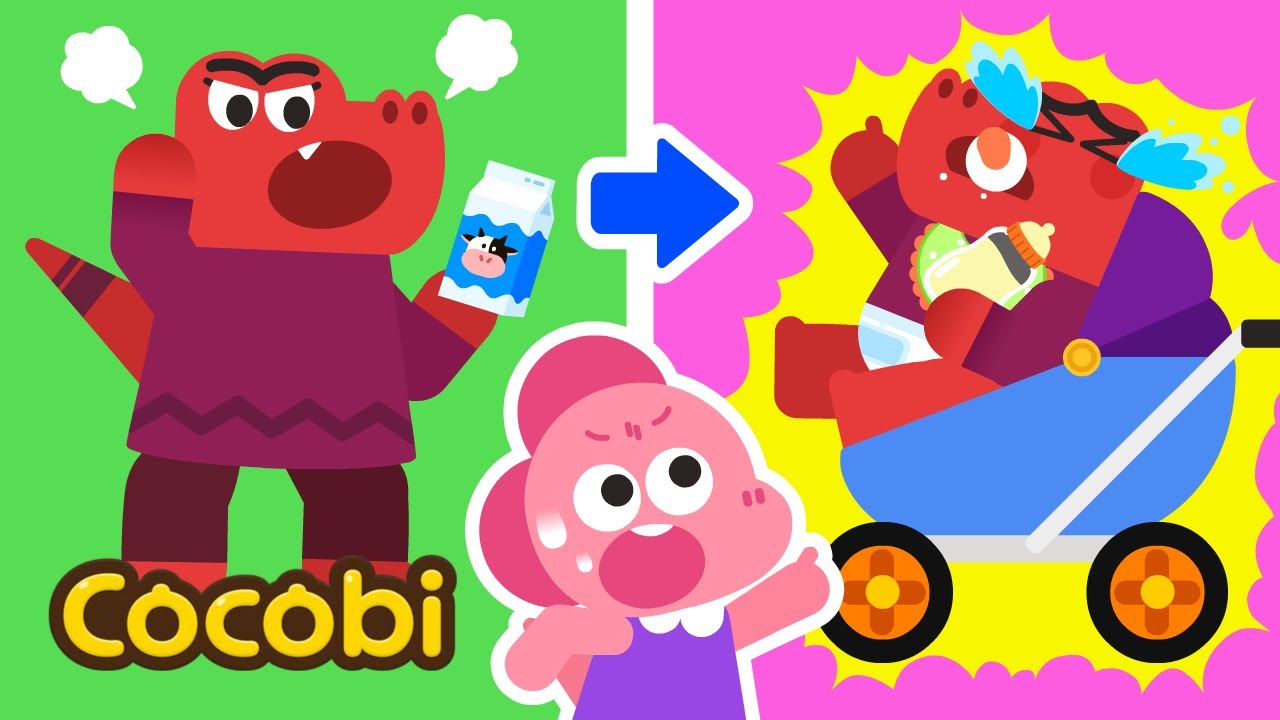 Взрослые превратились в младенцев в подгузниках! 😂 Песни для детей | Cocobi
