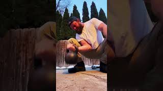 Arm Wrestling Training w/ 32kg Kettlebell ytshortvideooutdoorworkout armwrestling armwrestler