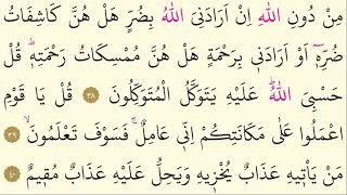 39- Surah Az-Zumar - AbdulRahman Al Ossi - Arabic translation HD