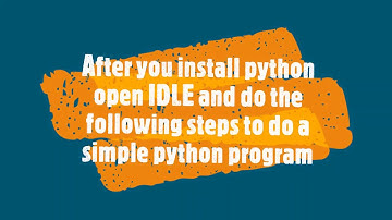 how to run a program in python IDLE