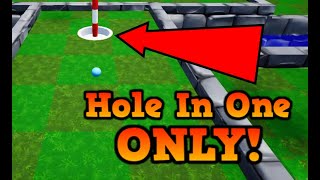 Golf It  HOLE IN ONE ONLY is (mostly) EASY