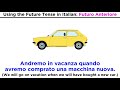 Italian Future Perfect Tense Concepts