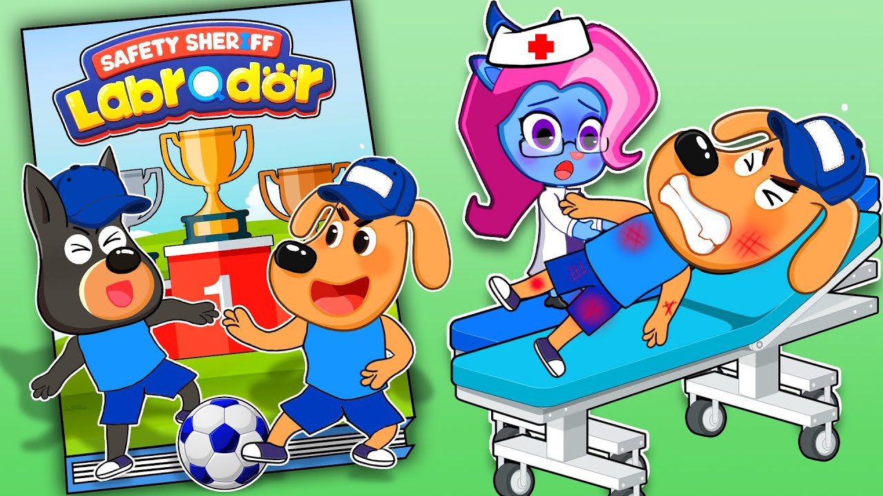 🌈Paper DIY🌈Making Quiet Book Sheriff Labrador | Police Sheriff Labrador Sports Day | Labrador Sick