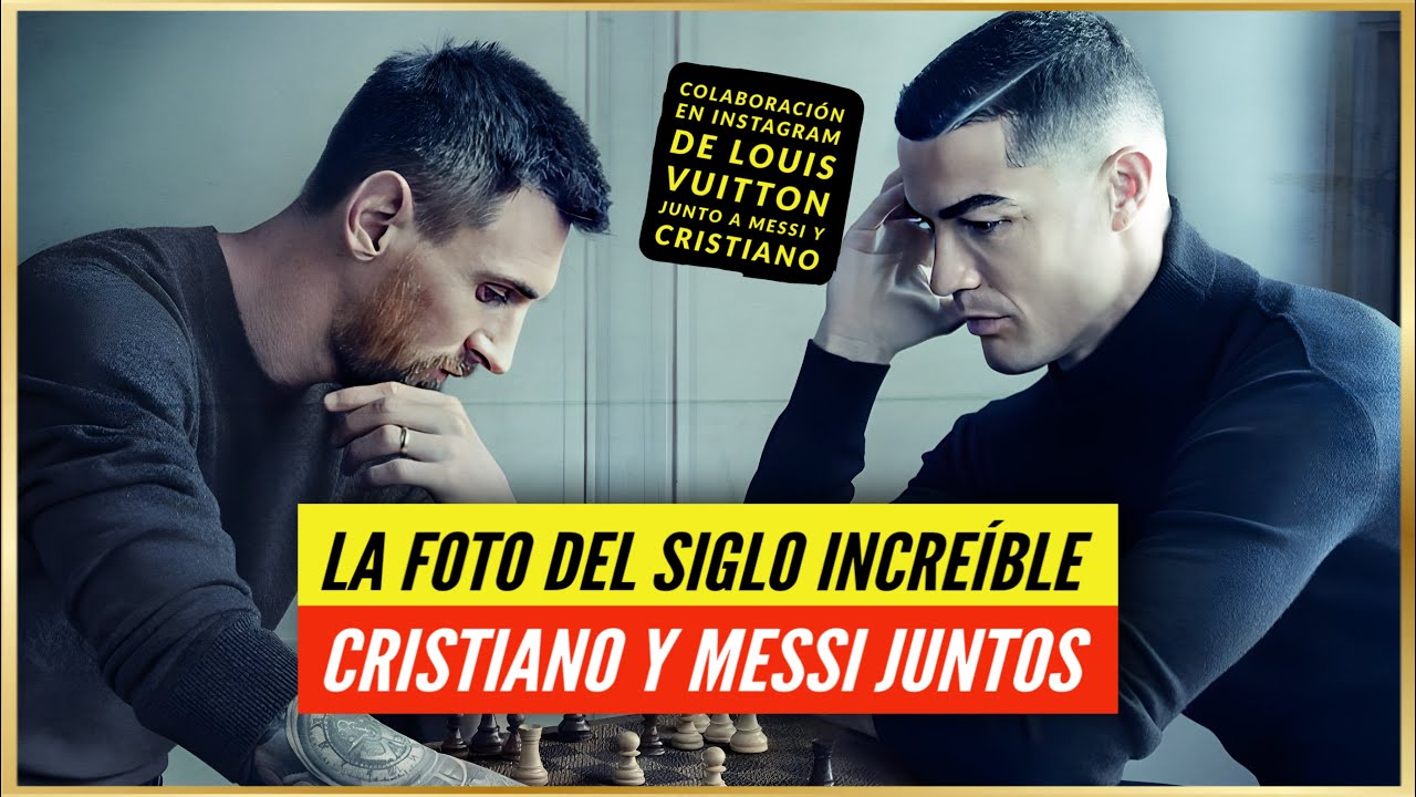 louis vuitton messi ronaldo instagram