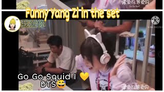 Yang Zi & Li Xian's funny BTS | Go Go Squid Season1  Behind the Scene #TongNian #HanShanyan #GGS1
