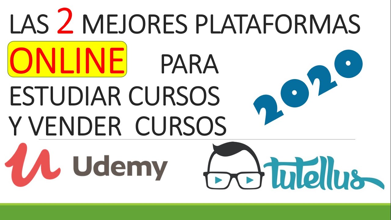2 de las mejores plataformas ONLINE para estudiar y vender cursos 2020 ...