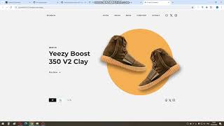 158 Website beautiful modern design. Portfolio Sneakers Sale Site. Slider. Responsive. Source code.