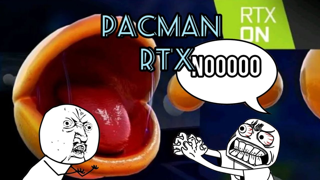 pac man RTX (¿nunca fue bueno?) (lo cambia todo!) jugando juegos RTX ...